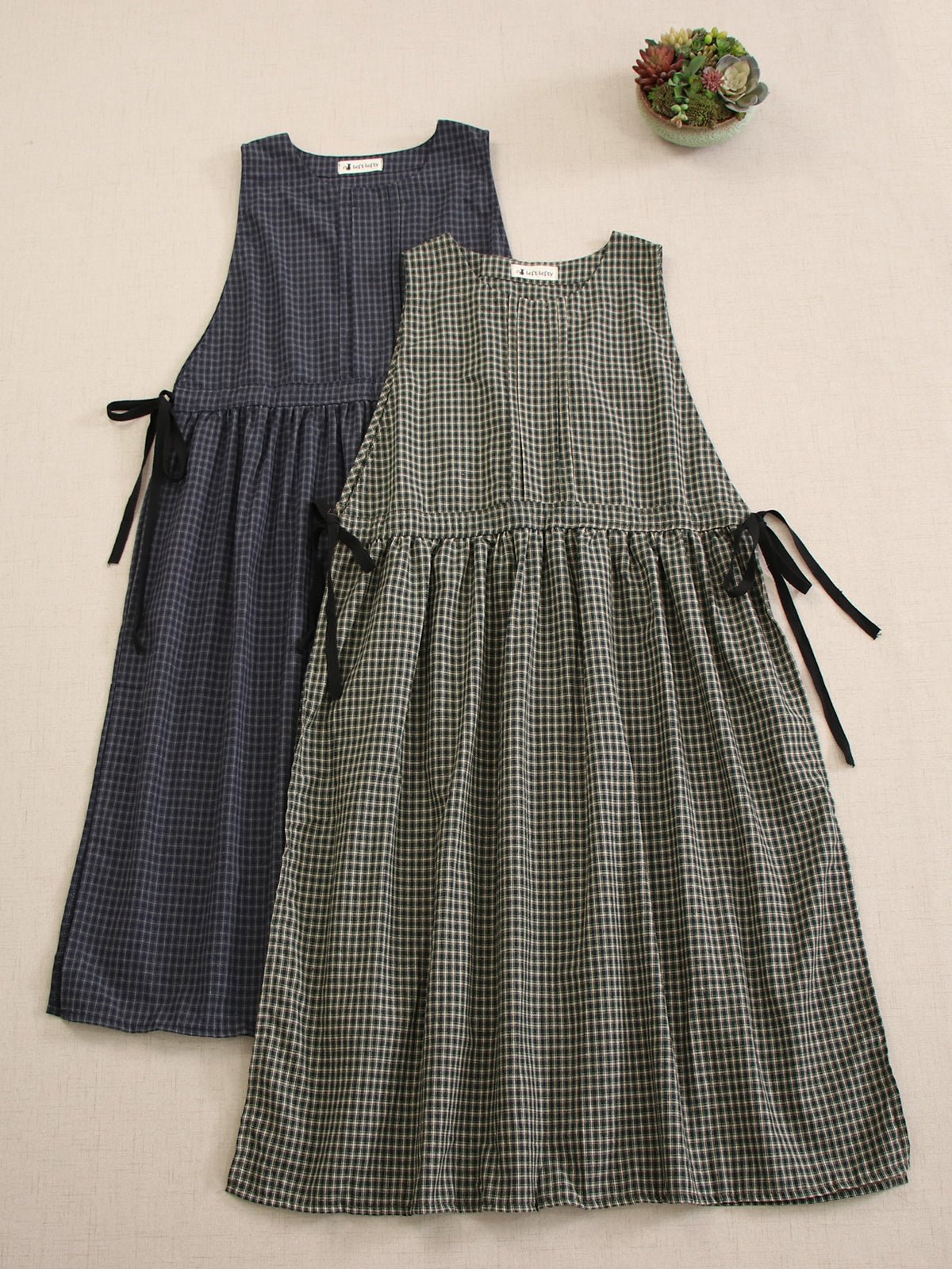 アトリエGG Dress apron(tartancheck) 16 アトリエGG Dress apron(tartancheck) 19½