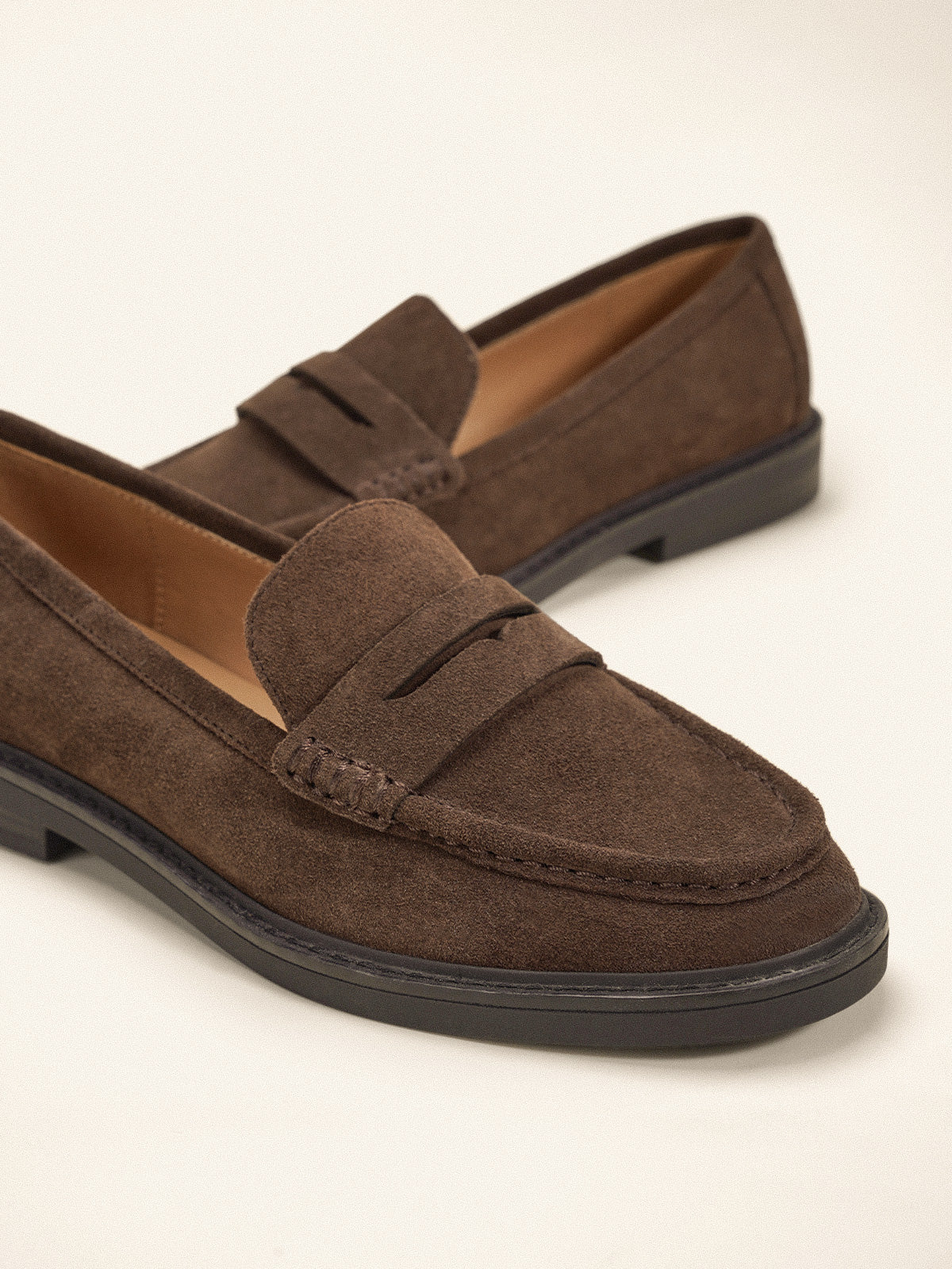 Mocassins penny en daim Serenity (Valora)