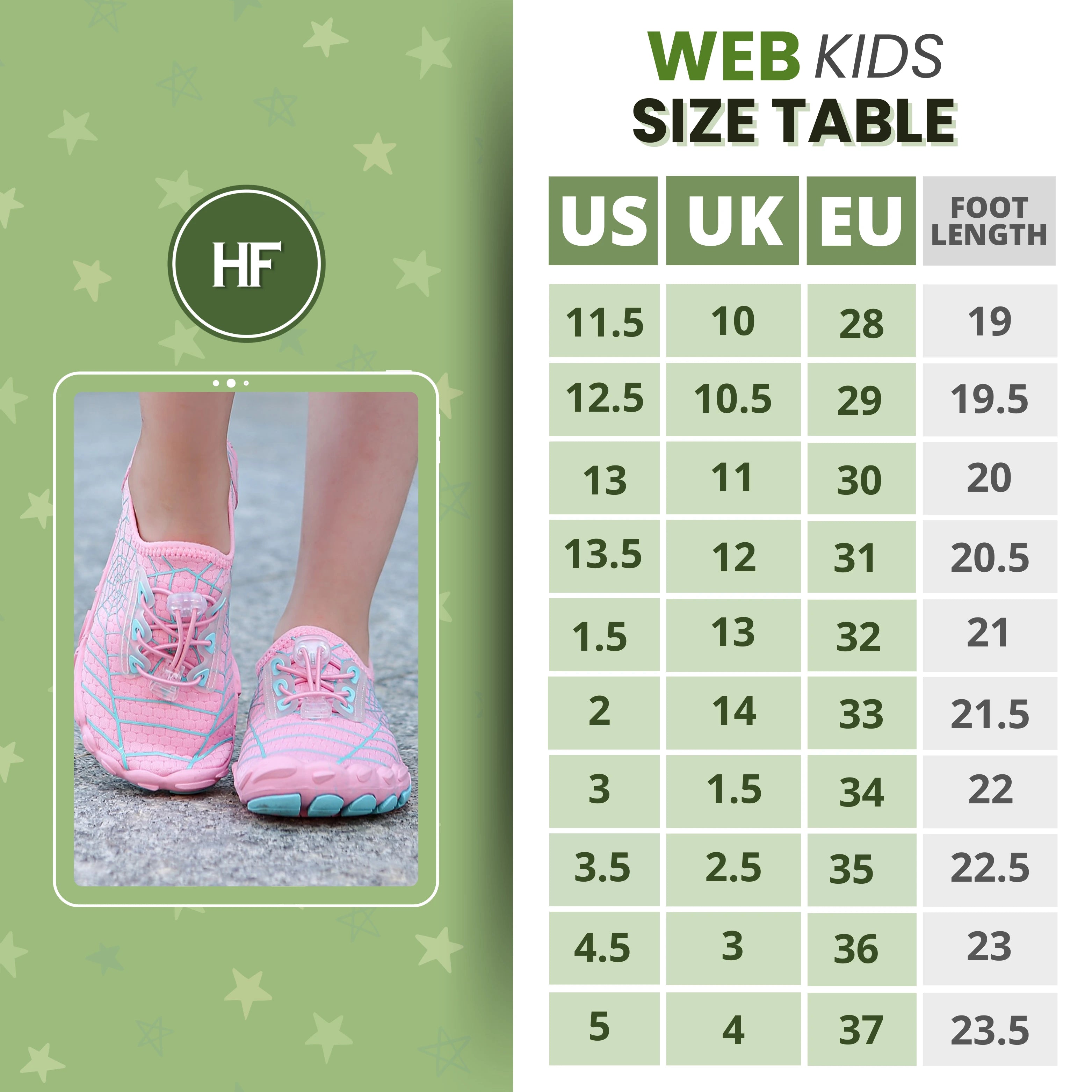 WebKids Barefoot Shoes - Szybkoschnące buty Barefoot dla dzieci