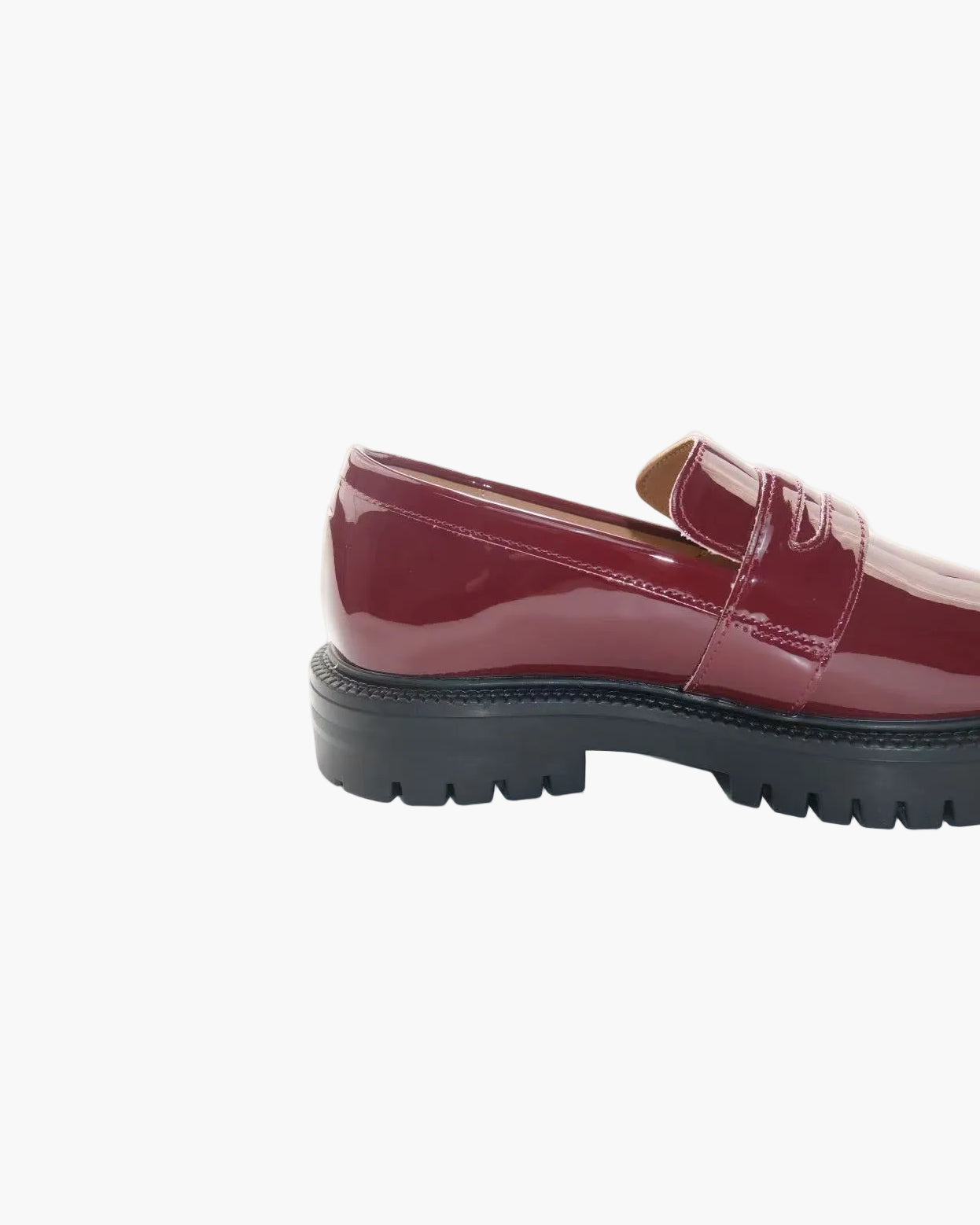 Mocassins Tabi &agrave; talon &eacute;pais