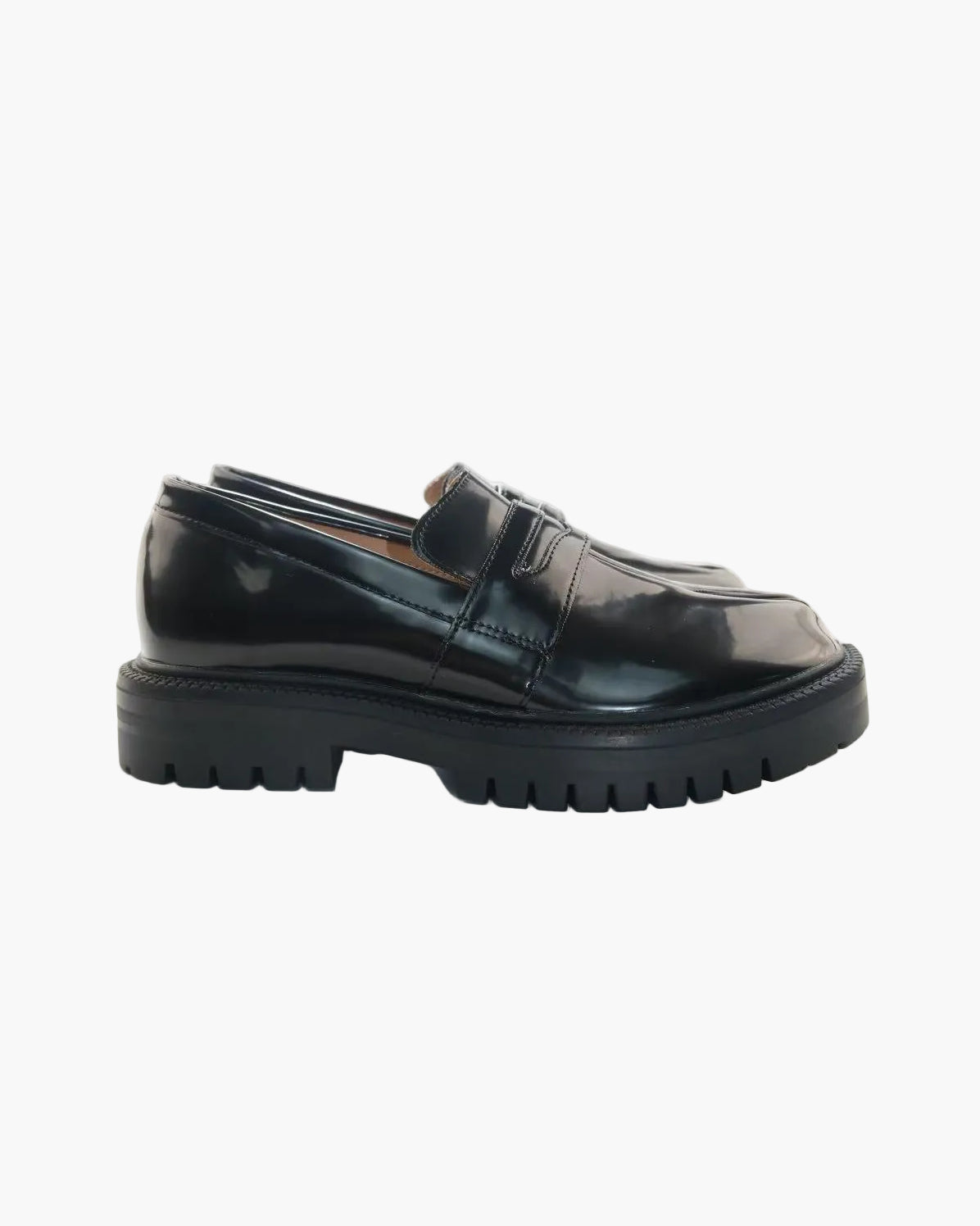 Mocassins Tabi &agrave; talon &eacute;pais