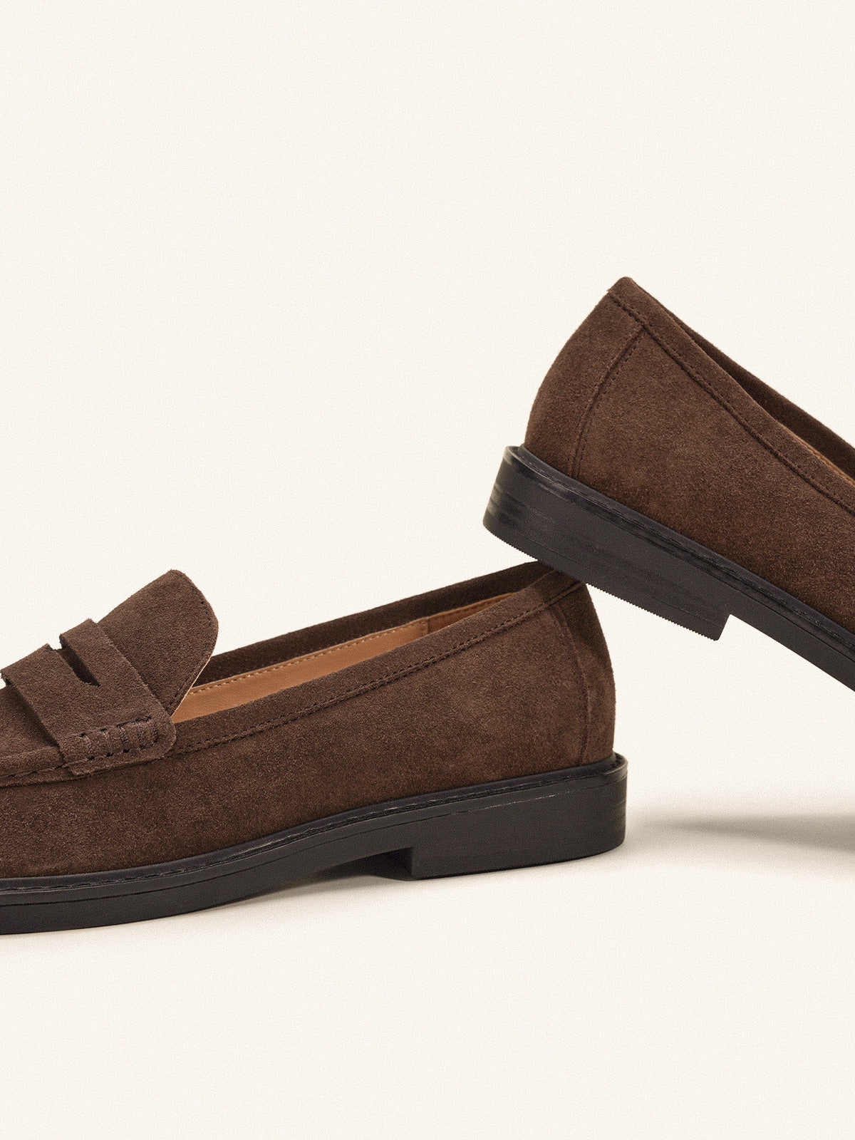 Mocassins penny en daim Serenity (Valora)
