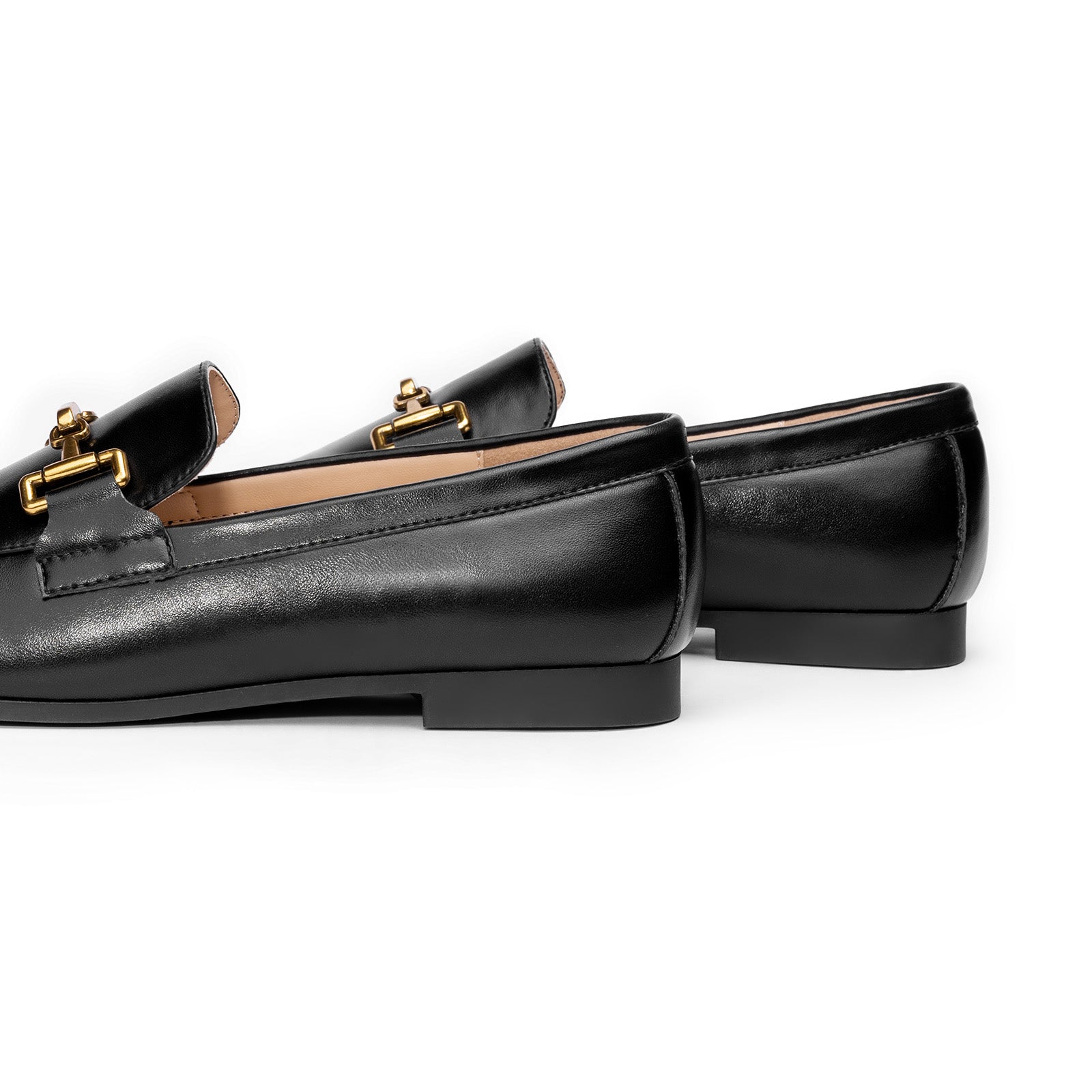 Mocassins &agrave; bout rond Gold Bit (Loraine)