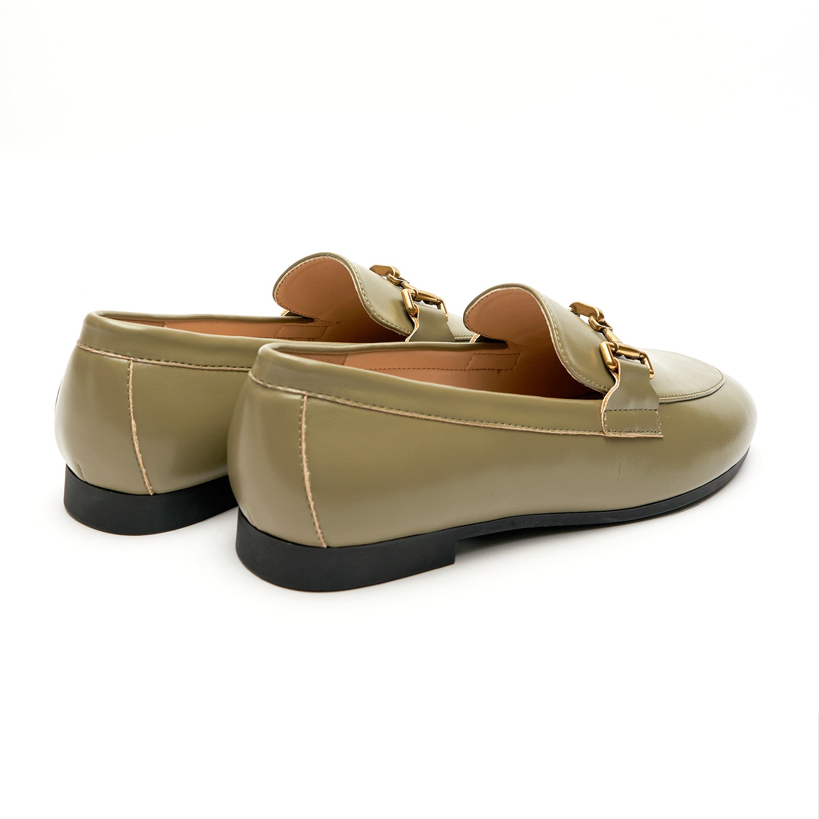 Mocassins &agrave; bout rond Gold Bit (Loraine)