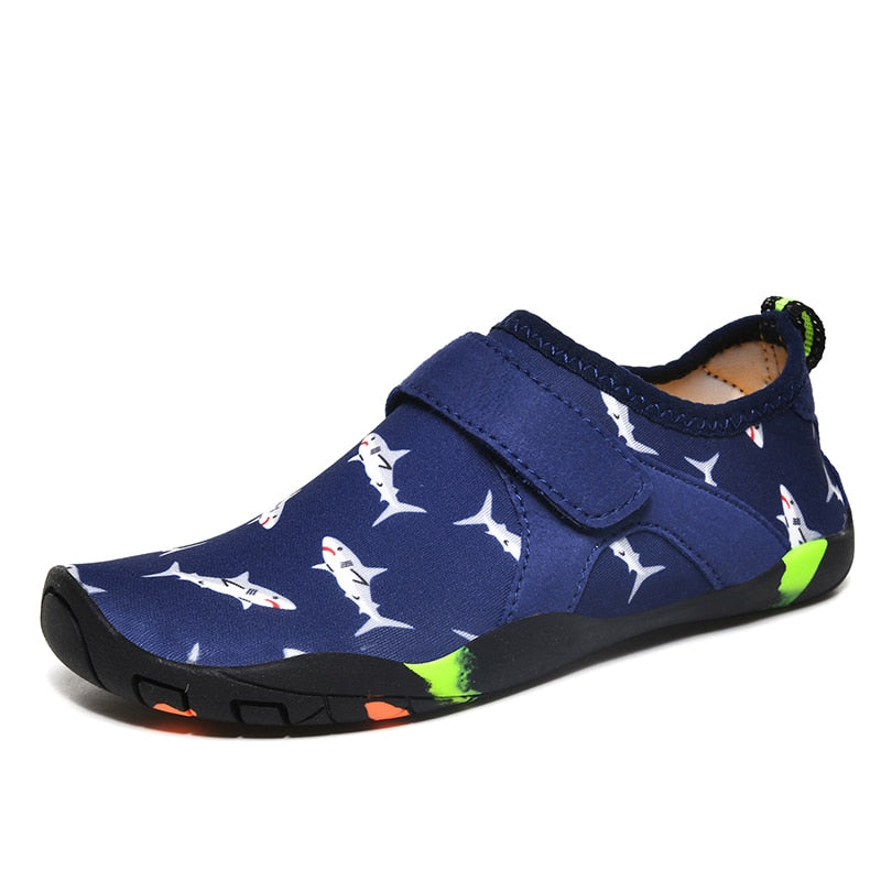 Scratch strandschoenen blauw