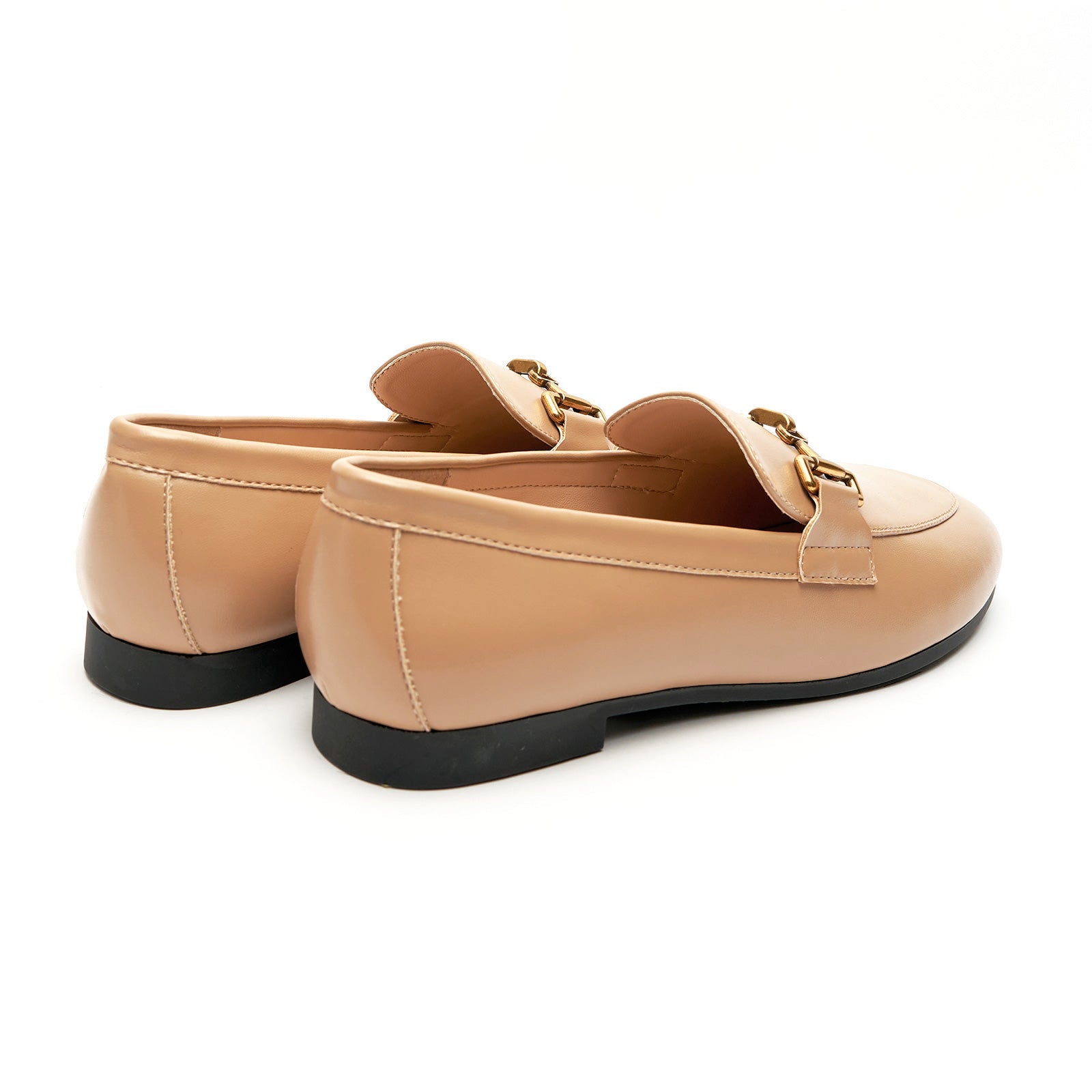 Mocassins &agrave; bout rond Gold Bit (Loraine)