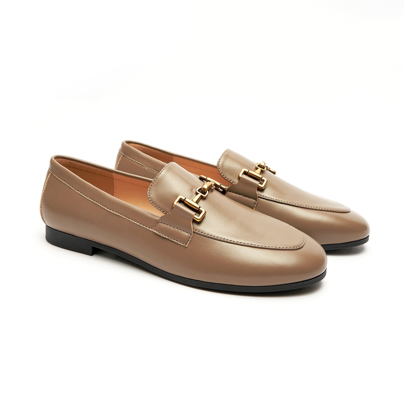 Mocassins &agrave; bout rond Gold Bit (Loraine)