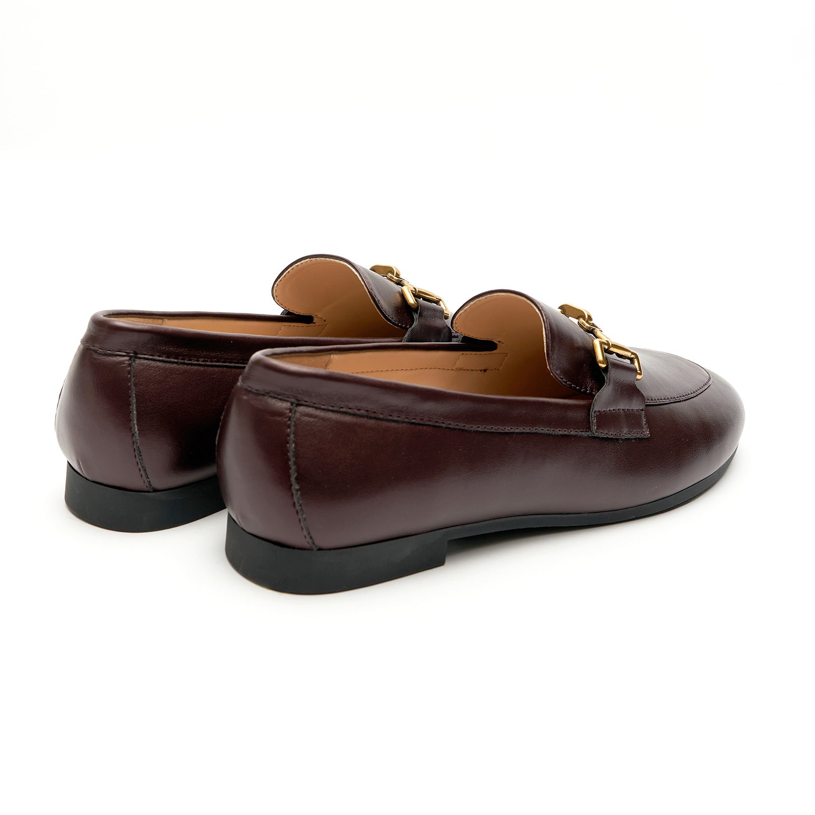 Mocassins &agrave; bout rond Gold Bit (Loraine)