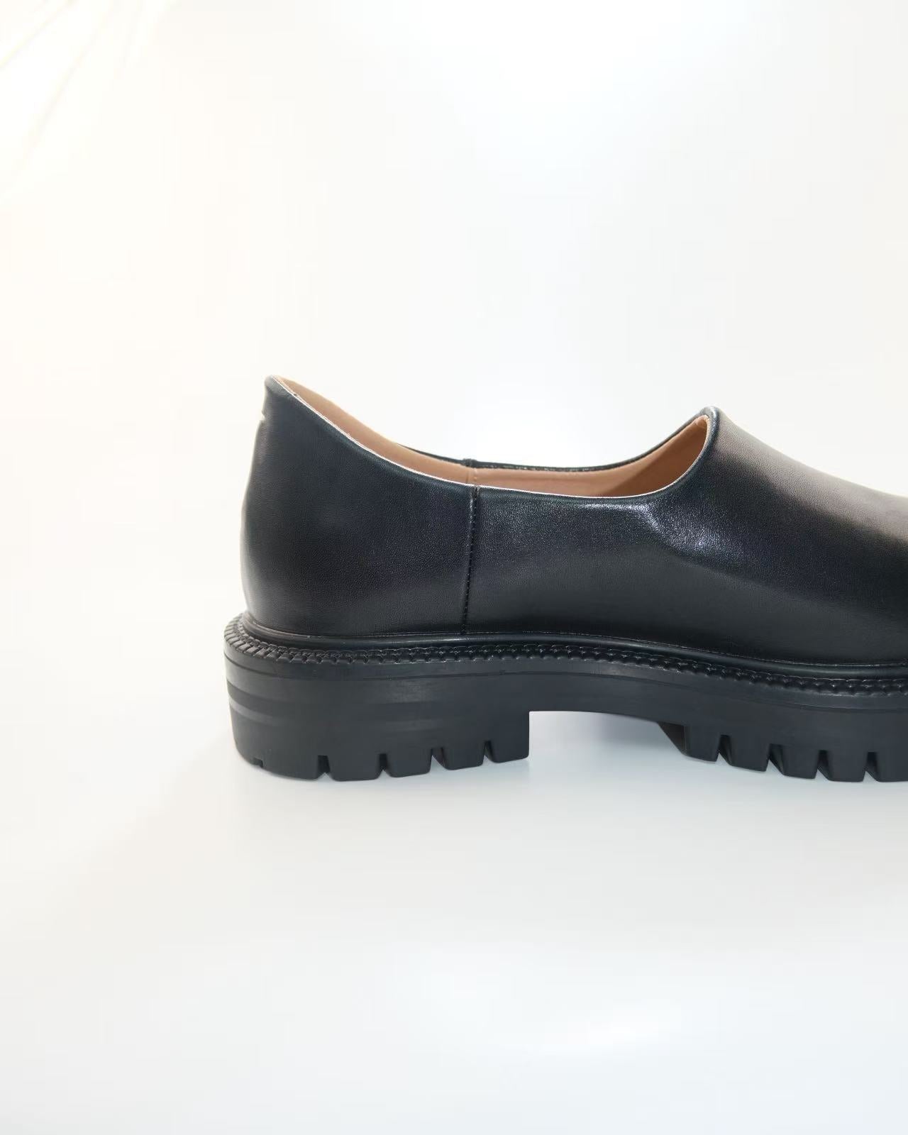 Mocassins Tabi &agrave; talon &eacute;pais