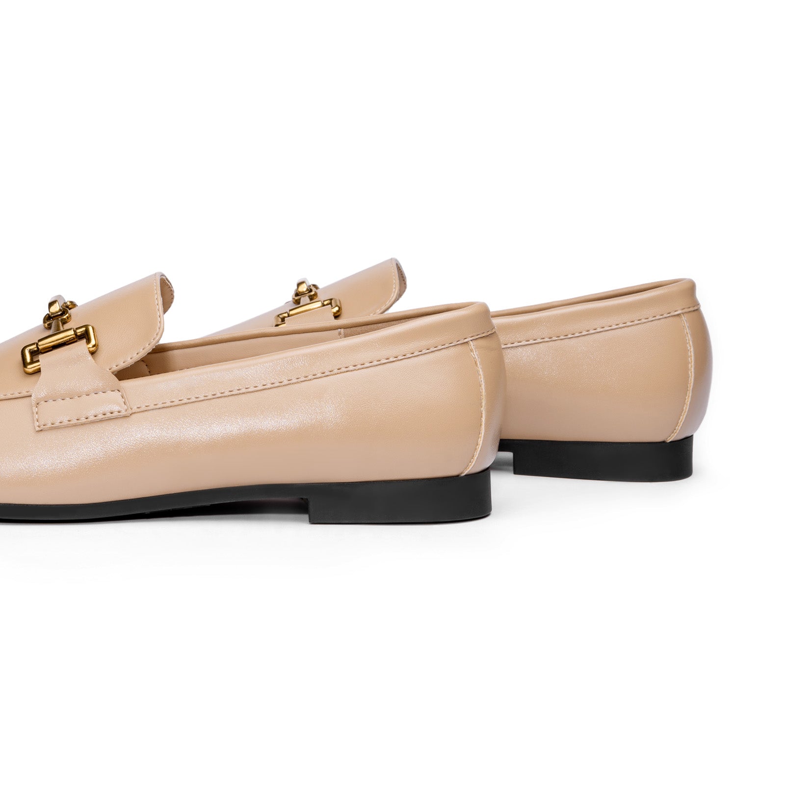 Mocassins &agrave; bout rond Gold Bit (Loraine)