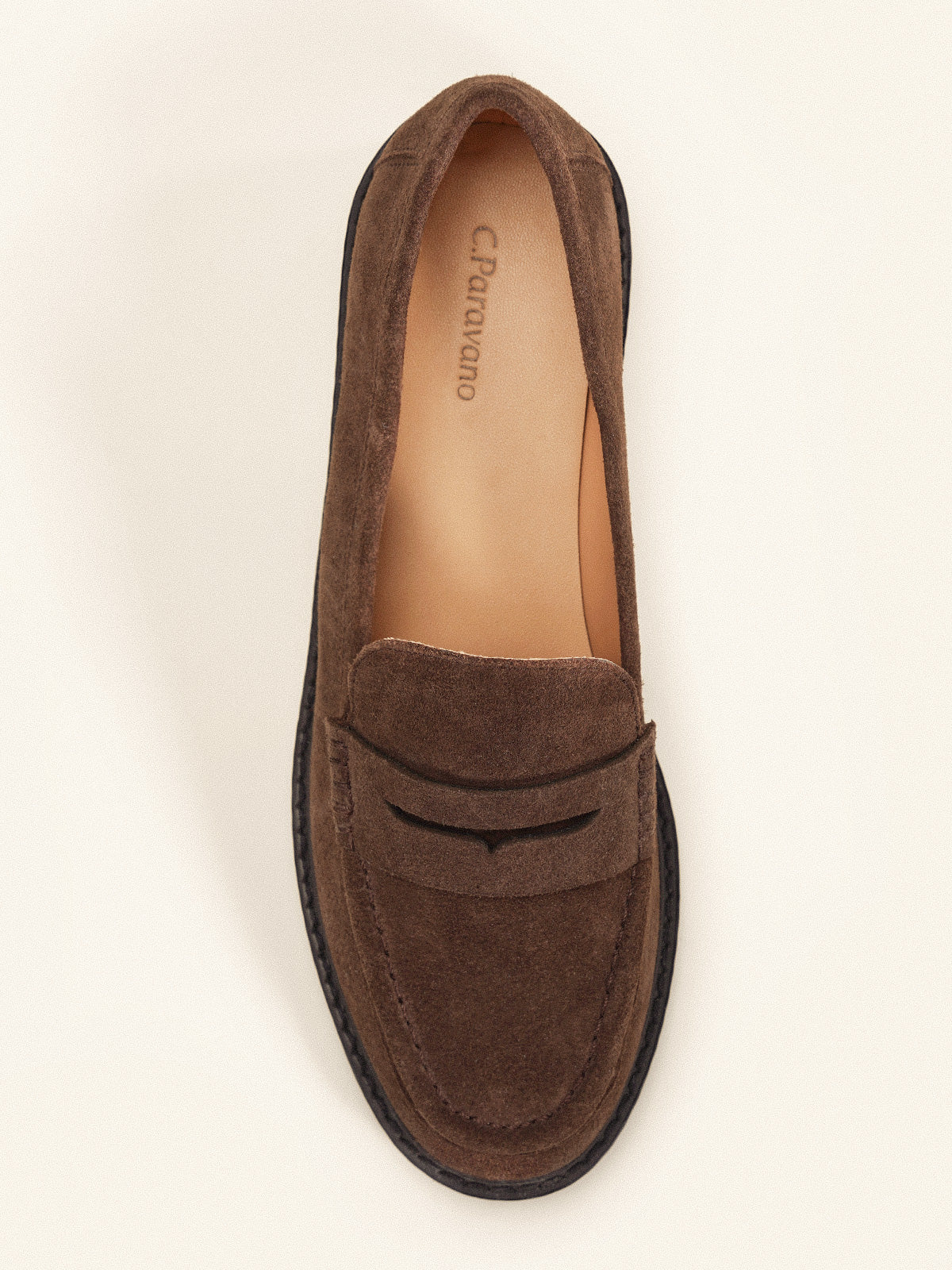 Mocassins penny en daim Serenity (Valora)