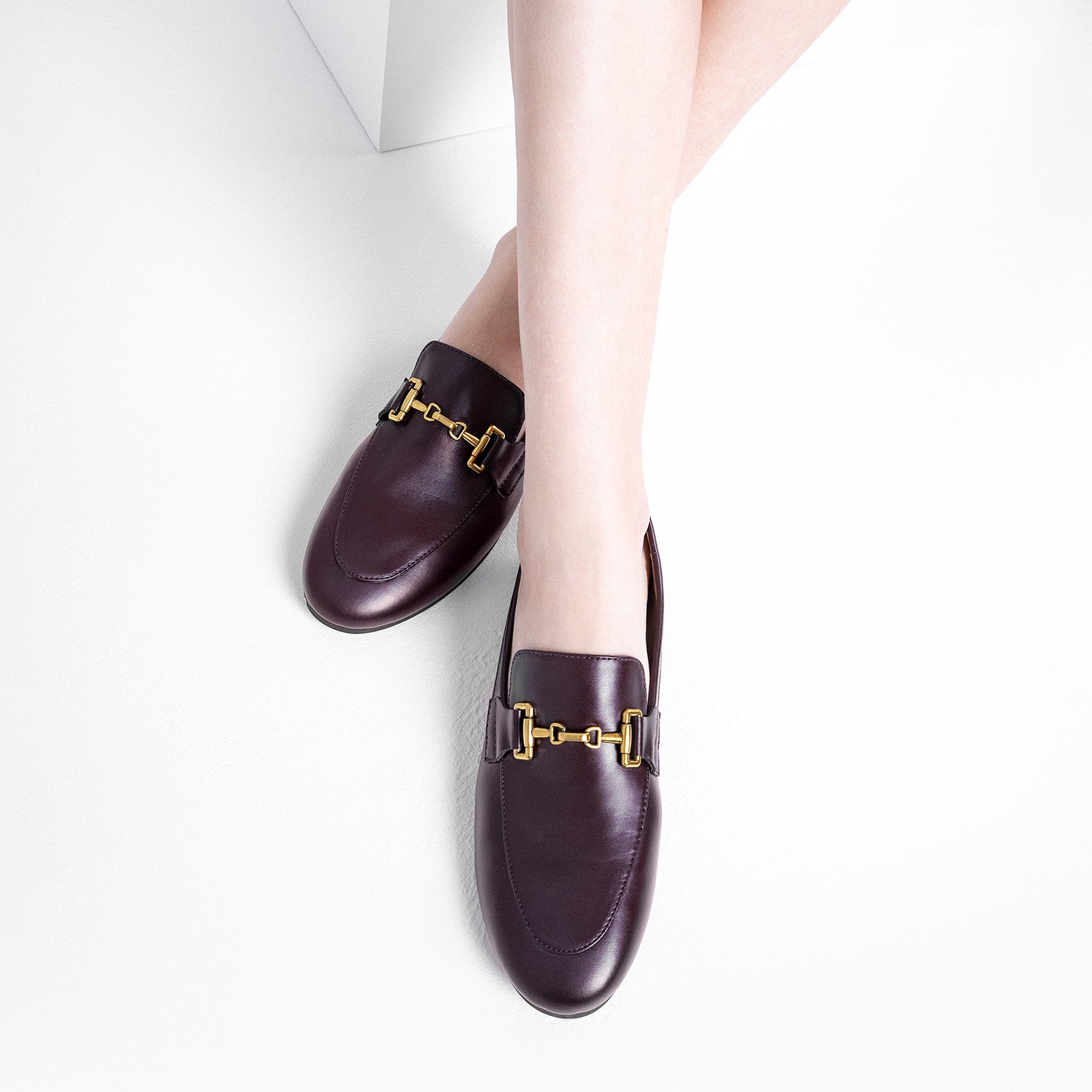 Mocassins &agrave; bout rond Gold Bit (Loraine)