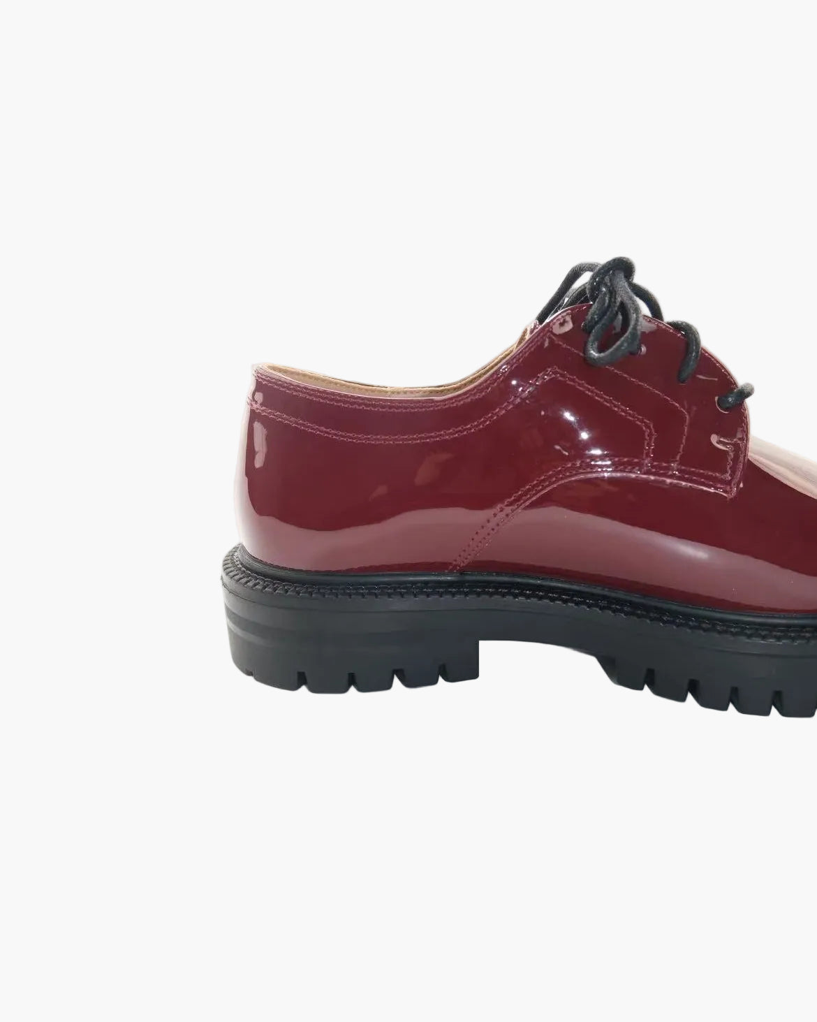 Mocassins Tabi &agrave; lacets et talon &eacute;pais