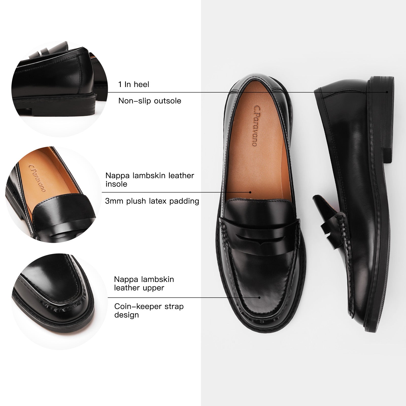 Mocassins penny en daim Serenity (Valora)