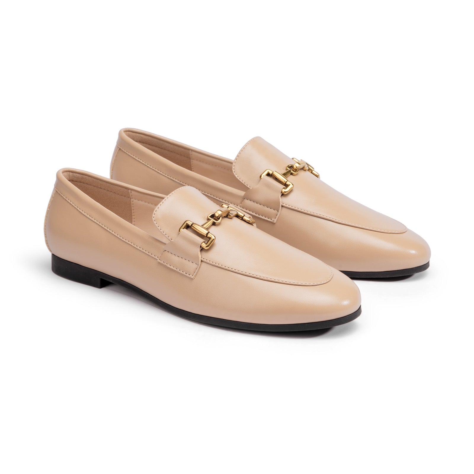 Mocassins &agrave; bout rond Gold Bit (Loraine)