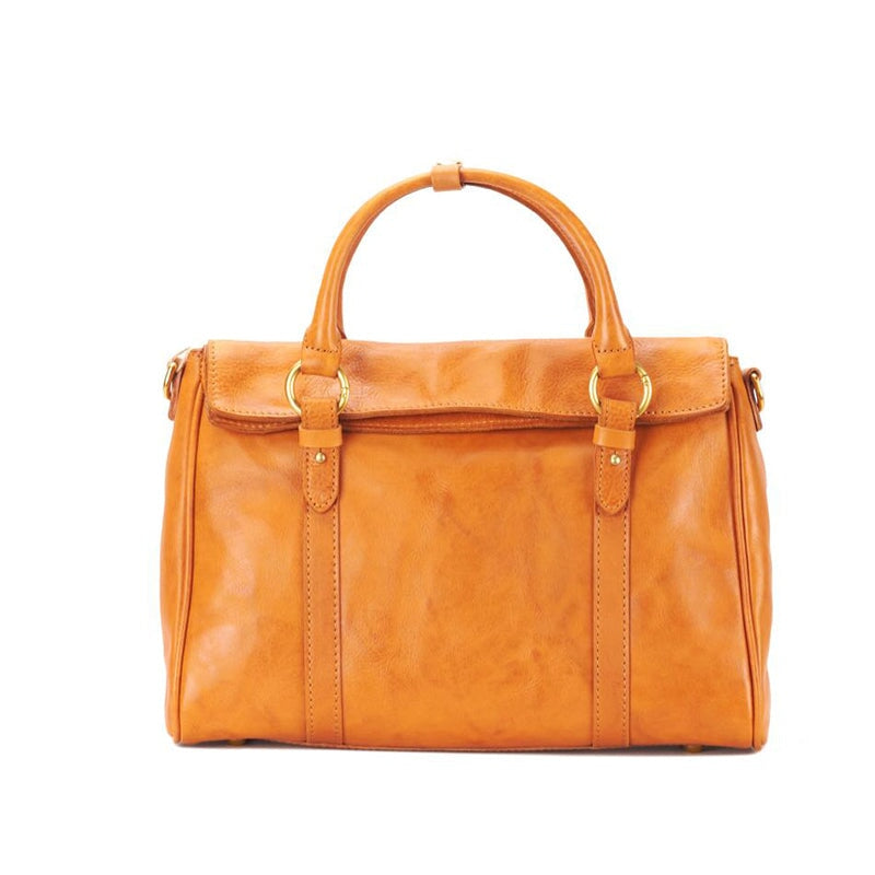 Retro-Handtasche aus Leder mit gro&szlig;em Fassungsverm&ouml;gen