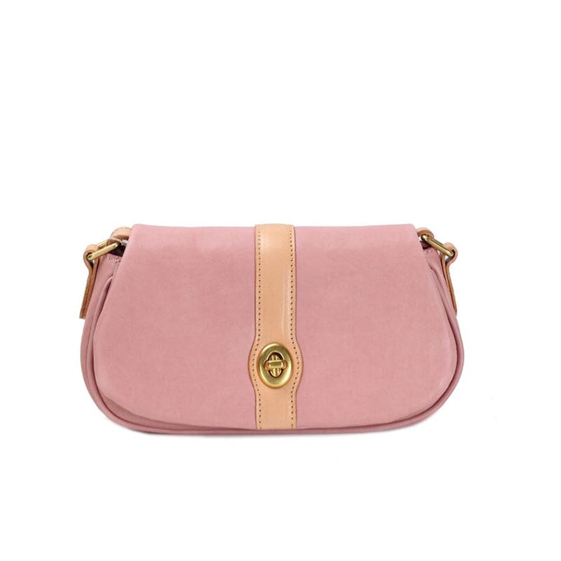 Sac bandouli&egrave;re chic en cuir tann&eacute; v&eacute;g&eacute;tal pour femme