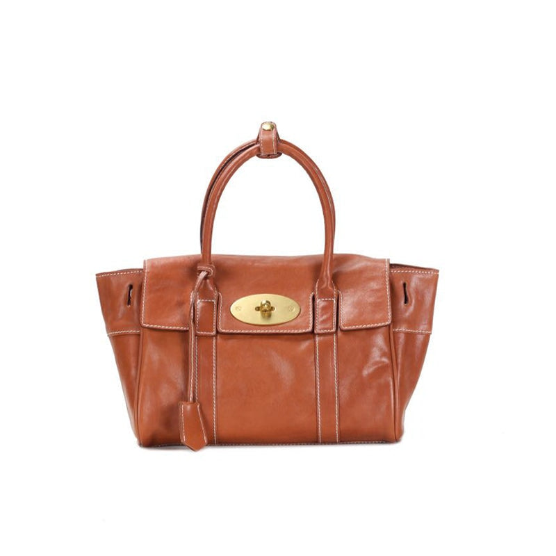 Elegante Schultertasche aus pflanzlich gegerbtem Leder, Damen-Tragetasche