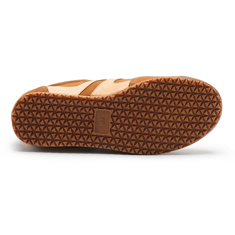Damskie sk&oacute;rzane trampki Army Trainer Low-top z paskami w 4 kolorach