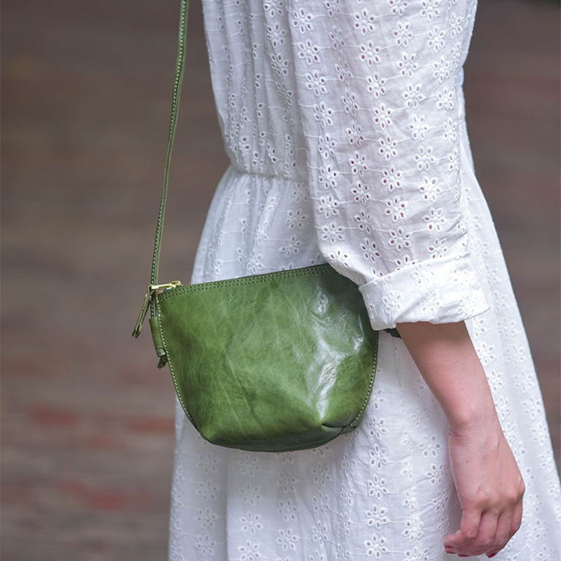 Mini bolso bandolera vintage hecho a mano