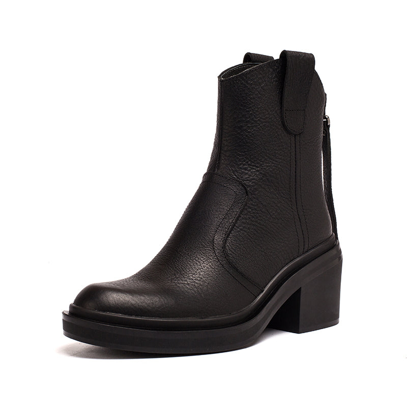 Bottes western en cuir, bottes de cowboy artisanales, chaussures de cr&eacute;ateur, fermeture &eacute;clair arri&egrave;re, marron/noir/vert