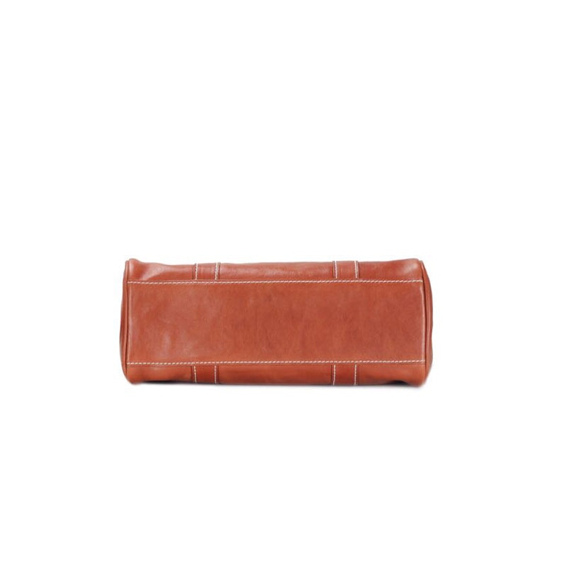 Elegante Schultertasche aus pflanzlich gegerbtem Leder, Damen-Tragetasche