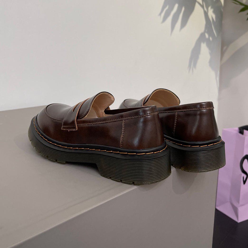Damen-Loafer, l&auml;ssige flache Slipper