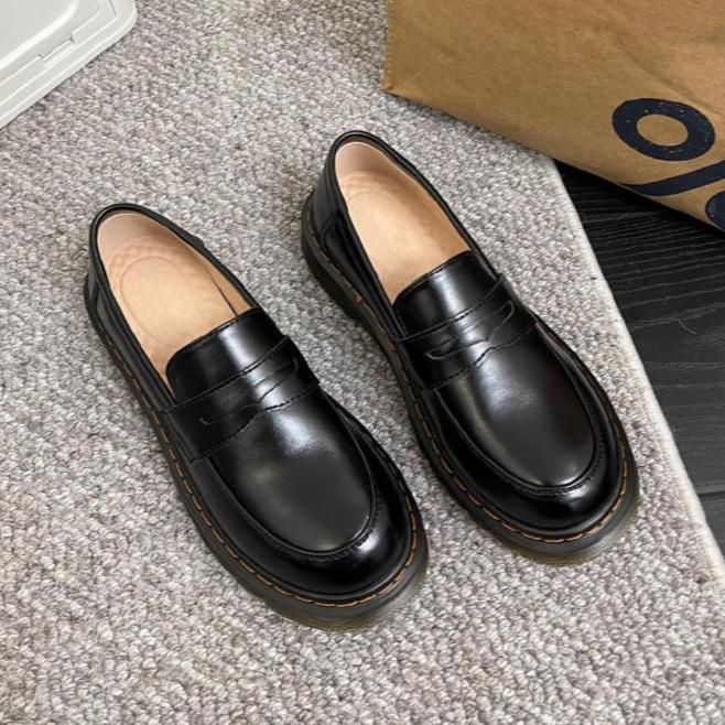 Damen-Loafer, l&auml;ssige flache Slipper