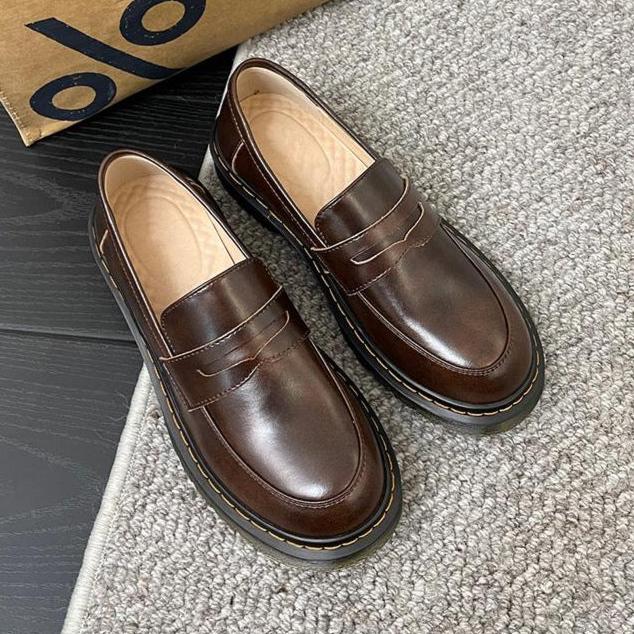 Damen-Loafer, l&auml;ssige flache Slipper