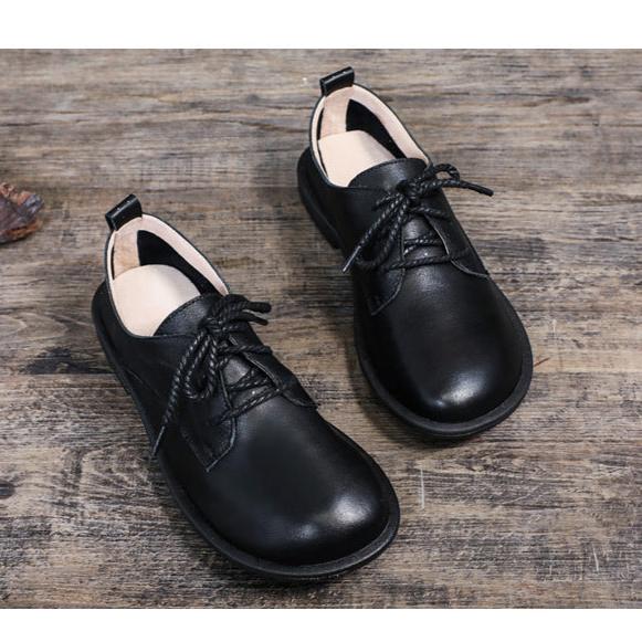 L&auml;ssige Slipper aus Leder, Schn&uuml;rschuhe f&uuml;r Damen