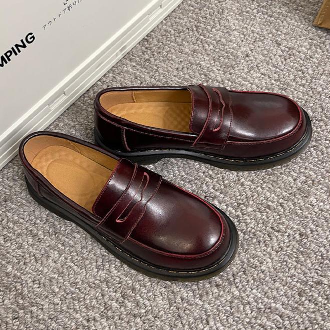 Damen-Loafer, l&auml;ssige flache Slipper