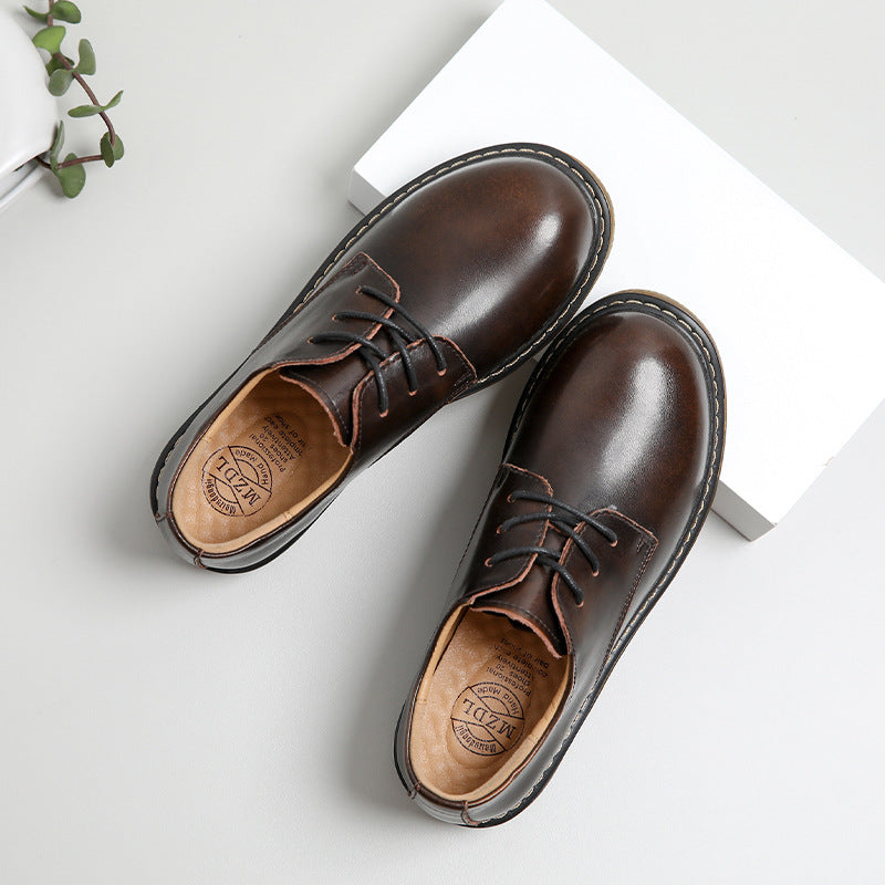 Damskie buty typu oksford, sznurowane, w stylu preppy, vintage, płaskie