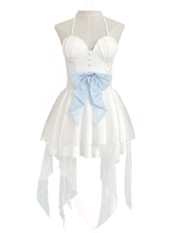 Egirls Słodkie jednoczęściowe stroje kąpielowe Lolita Cute Swimwear dla kobiet