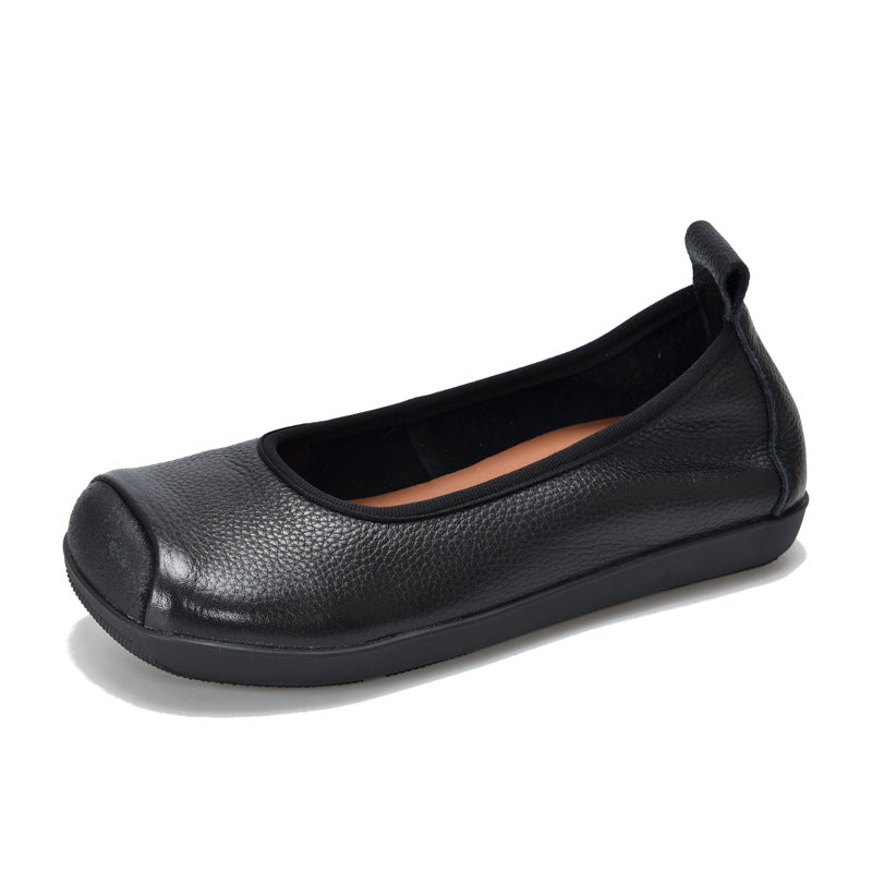 Ballerines confortables &agrave; bout carr&eacute; pour femmes &ndash; Chaussures d&eacute;contract&eacute;es souples