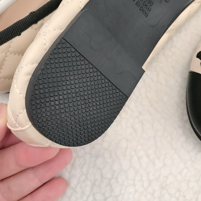 Eleganti ballerine da donna con fiocco decorativo - N08