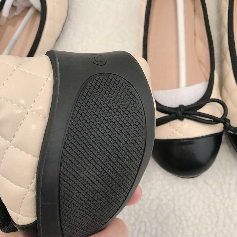 Eleganti ballerine da donna con fiocco decorativo - N08
