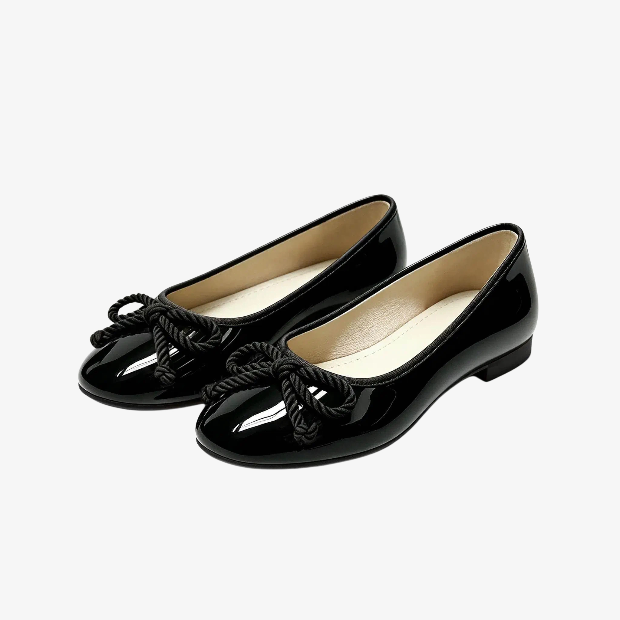 Eleganti ballerine da donna con fiocco decorativo - N08