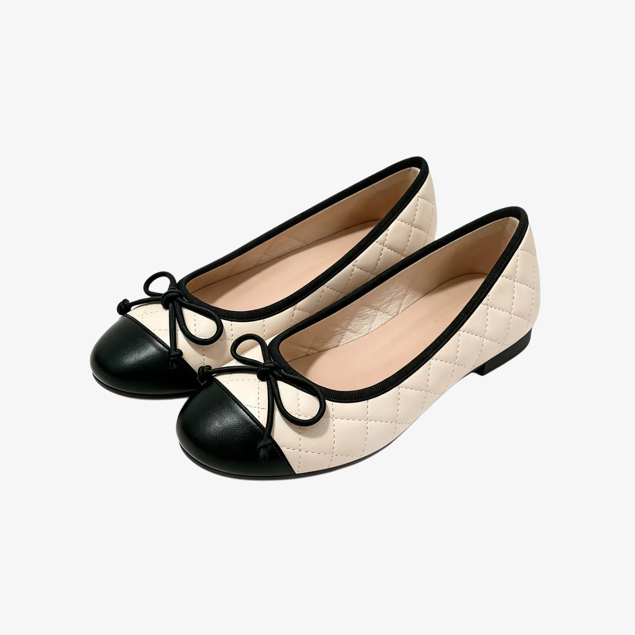 Eleganti ballerine da donna con fiocco decorativo - N08