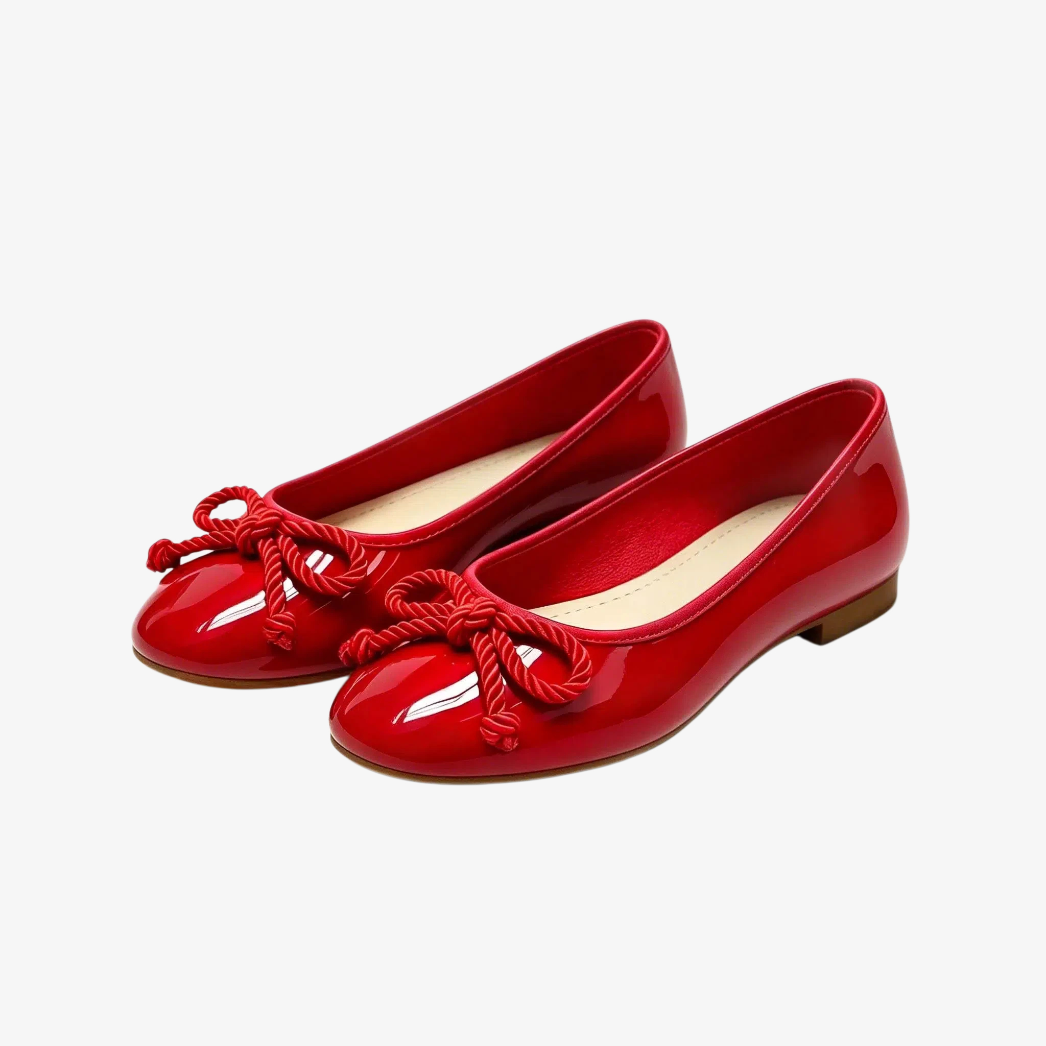 Eleganti ballerine da donna con fiocco decorativo - N08