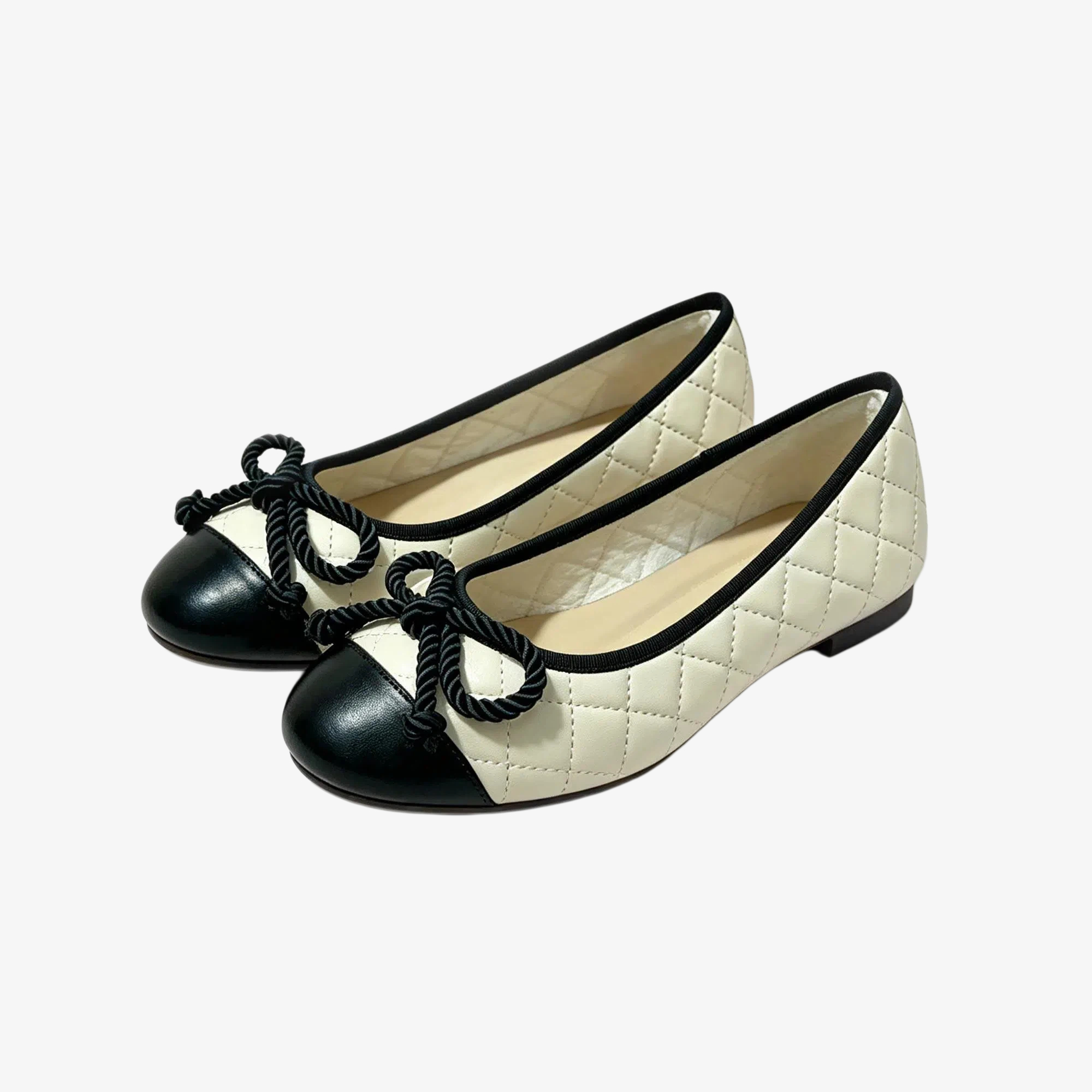 Eleganti ballerine da donna con fiocco decorativo - N08
