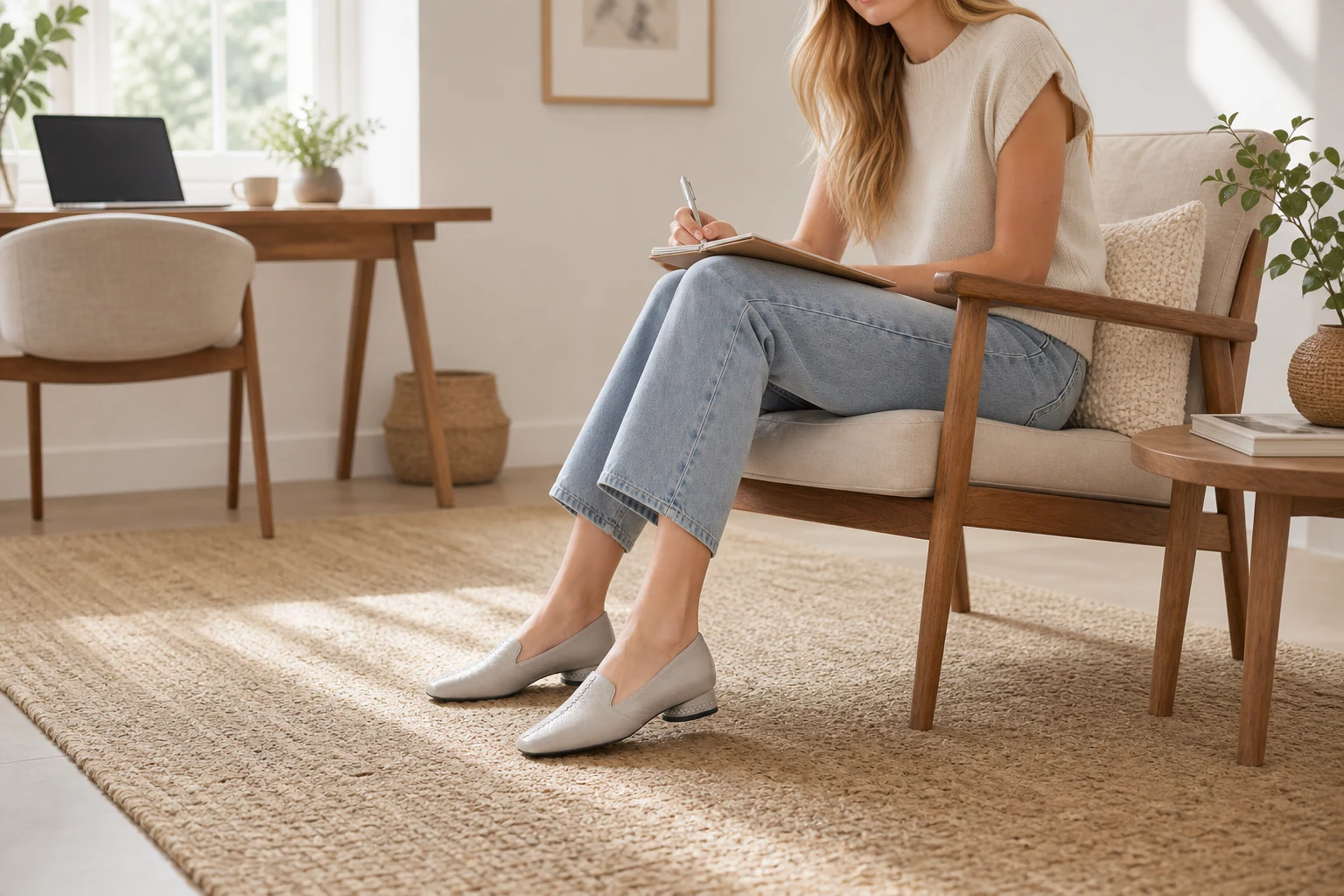 Office flats shown in a lifestyle scene